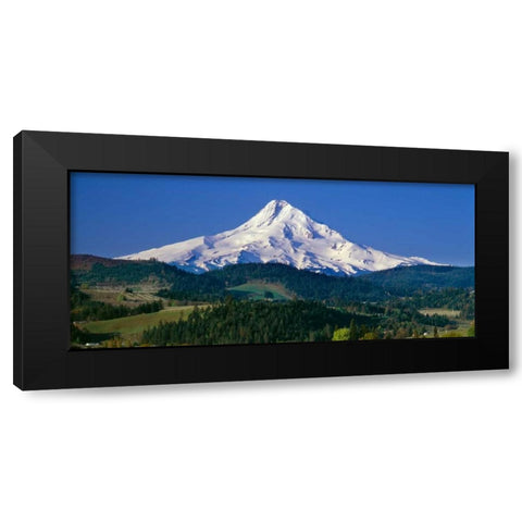 Mt. Hood XI Black Modern Wood Framed Art Print by Leahy, Ike