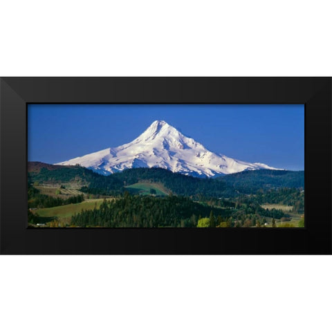 Mt. Hood XI Black Modern Wood Framed Art Print by Leahy, Ike