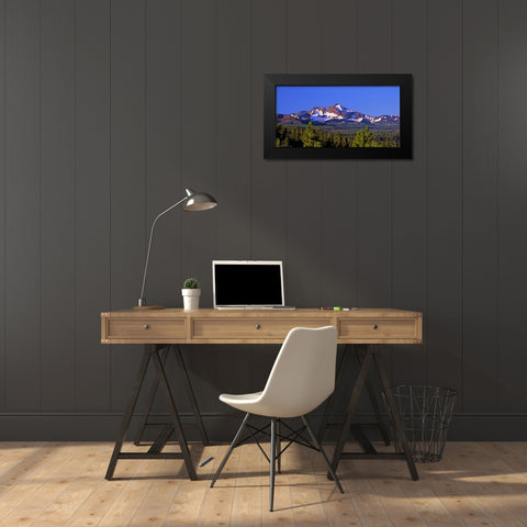 Broken Top IV Black Modern Wood Framed Art Print by Leahy, Ike