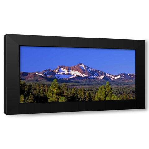 Broken Top IV Black Modern Wood Framed Art Print with Double Matting by Leahy, Ike