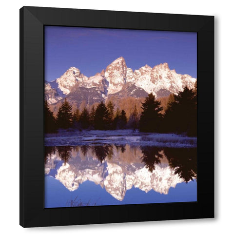Grand Teton National Park XIII Black Modern Wood Framed Art Print with Double Matting by Leahy, Ike