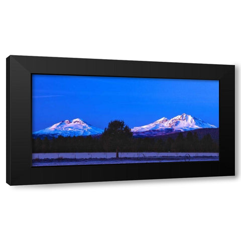 Three Sisters Black Modern Wood Framed Art Print by Leahy, Ike