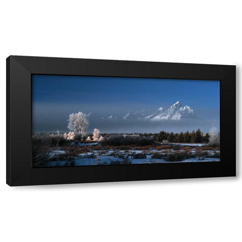 Grand Teton National Park XVII Black Modern Wood Framed Art Print with Double Matting by Leahy, Ike