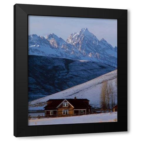 Grand Teton National Park XIX Black Modern Wood Framed Art Print with Double Matting by Leahy, Ike