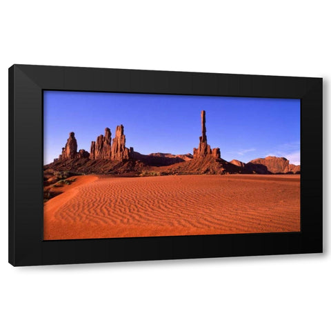 Monument Valley IX Black Modern Wood Framed Art Print by Leahy, Ike