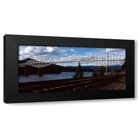 Bridge of the Gods I Black Modern Wood Framed Art Print by Leahy, Ike