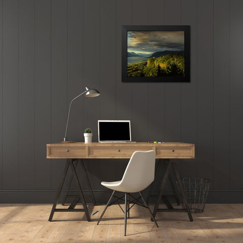 Vista House I Black Modern Wood Framed Art Print by Leahy, Ike