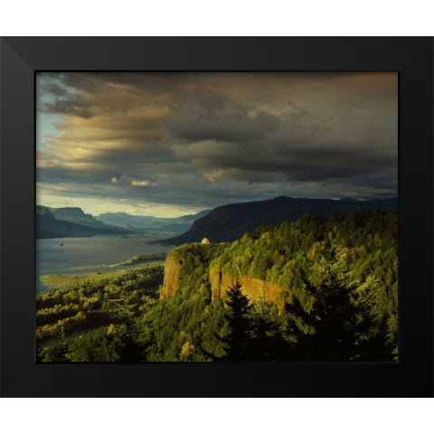 Vista House I Black Modern Wood Framed Art Print by Leahy, Ike