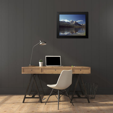 Lake Stanley Black Modern Wood Framed Art Print by Leahy, Ike