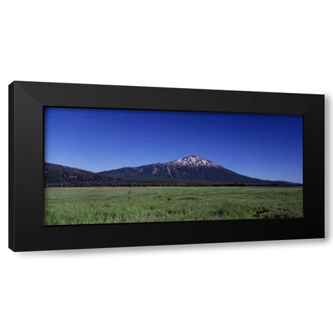Mt. Bachelor Black Modern Wood Framed Art Print by Leahy, Ike