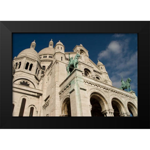 Sacred Heart I Black Modern Wood Framed Art Print by Love, Maureen