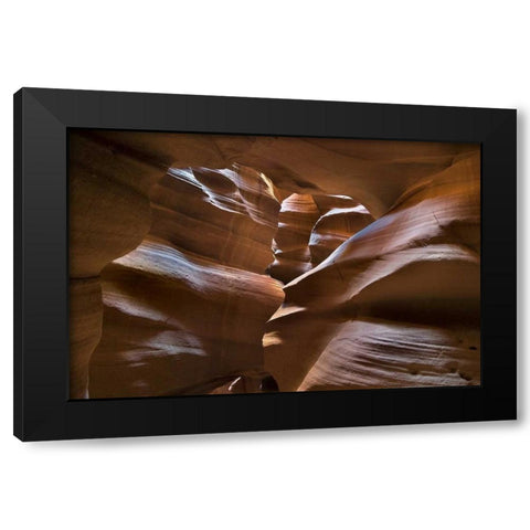 Upper Antelope IV Black Modern Wood Framed Art Print with Double Matting by Malvin, Larry