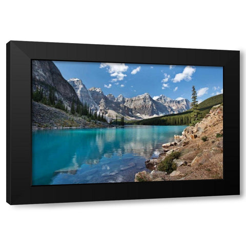 Moraine Lake I Black Modern Wood Framed Art Print by Malvin, Larry