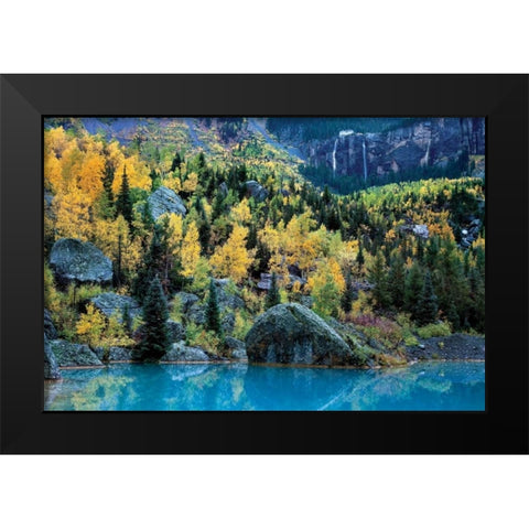 Bridal Veil I Black Modern Wood Framed Art Print by Malvin, Larry