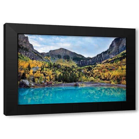 Bridal Veil II Black Modern Wood Framed Art Print by Malvin, Larry