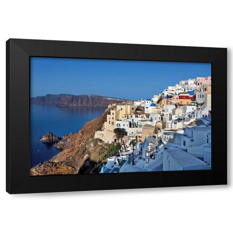 Early Morning Hillside Black Modern Wood Framed Art Print by Malvin, Larry