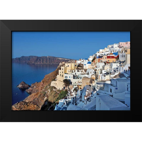 Early Morning Hillside Black Modern Wood Framed Art Print by Malvin, Larry