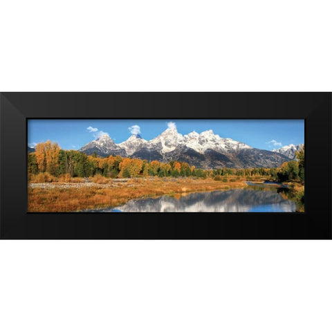 Schwabacher Panorama I Black Modern Wood Framed Art Print by Malvin, Larry