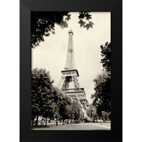 Eiffel Tower I Black Modern Wood Framed Art Print by Melious, Amy