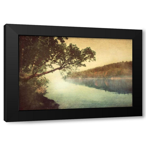 Sunset I Black Modern Wood Framed Art Print with Double Matting by Melious, Amy