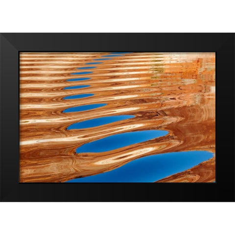 Lake Powell III Black Modern Wood Framed Art Print by Mahan, Kathy