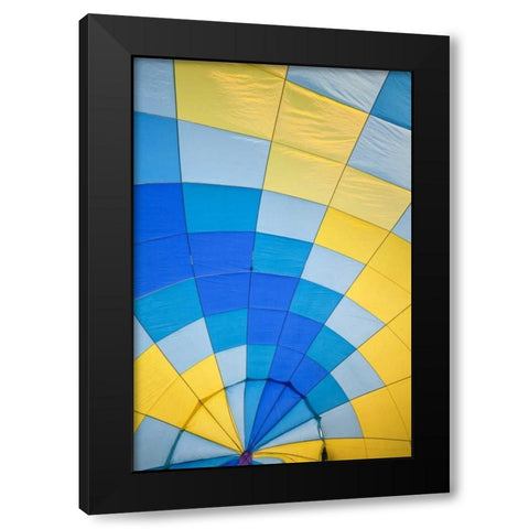 Balloon Festival I Black Modern Wood Framed Art Print by Mahan, Kathy