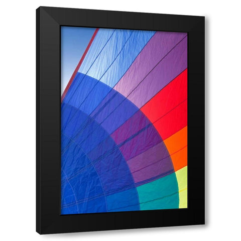 Spinnaker Black Modern Wood Framed Art Print by Mahan, Kathy