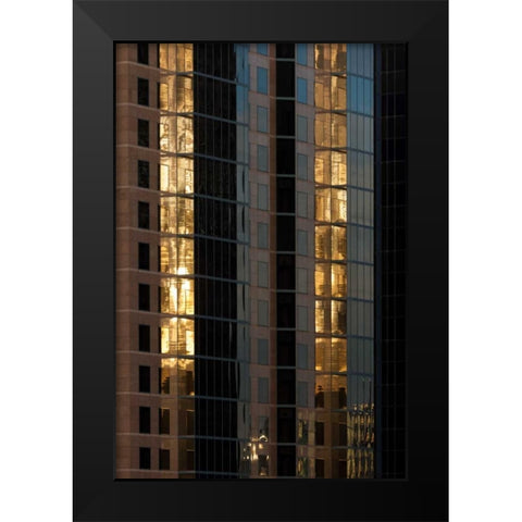 San Diego Windows I Black Modern Wood Framed Art Print by Mahan, Kathy