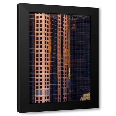 San Diego Windows II Black Modern Wood Framed Art Print by Mahan, Kathy