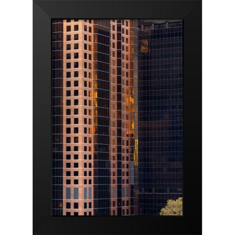 San Diego Windows II Black Modern Wood Framed Art Print by Mahan, Kathy