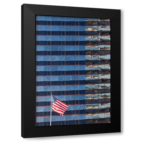 San Diego Reflections II Black Modern Wood Framed Art Print by Mahan, Kathy