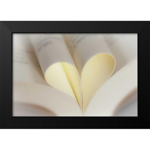 Love Reading II Black Modern Wood Framed Art Print by Mahan, Kathy