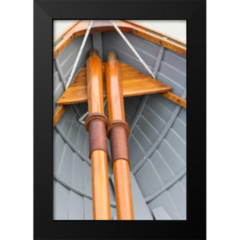 On the Boat III Black Modern Wood Framed Art Print by Mahan, Kathy