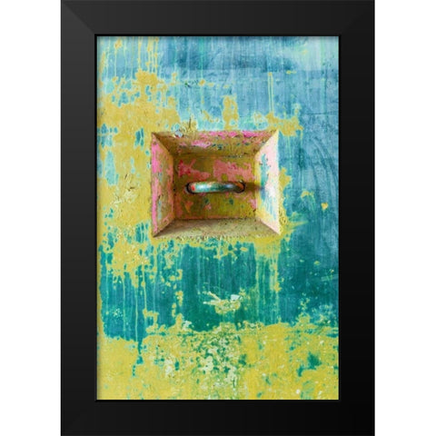 Abstract Paint II Black Modern Wood Framed Art Print by Mahan, Kathy