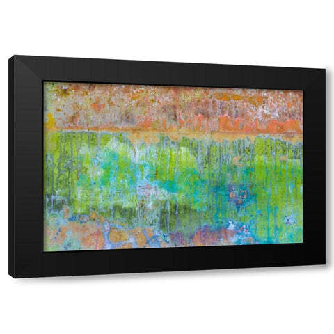 Color IV Black Modern Wood Framed Art Print with Double Matting by Mahan, Kathy