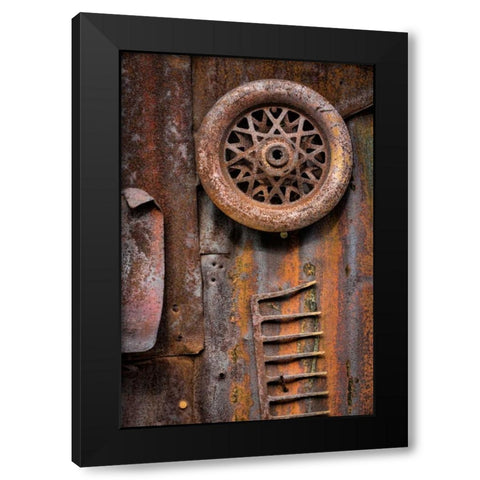 Vintage Tools I Black Modern Wood Framed Art Print with Double Matting by Mahan, Kathy