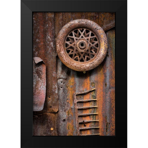 Vintage Tools I Black Modern Wood Framed Art Print by Mahan, Kathy