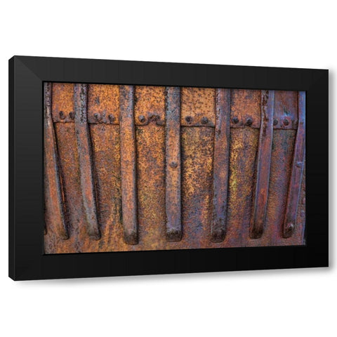 Mining Equipment I Black Modern Wood Framed Art Print with Double Matting by Mahan, Kathy