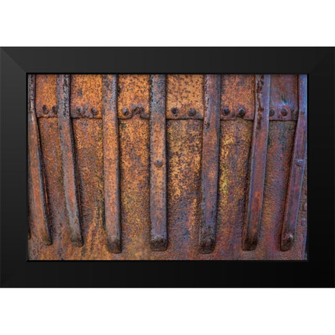 Mining Equipment I Black Modern Wood Framed Art Print by Mahan, Kathy