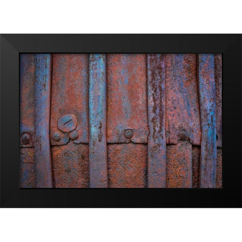 Mining Equipment II Black Modern Wood Framed Art Print by Mahan, Kathy