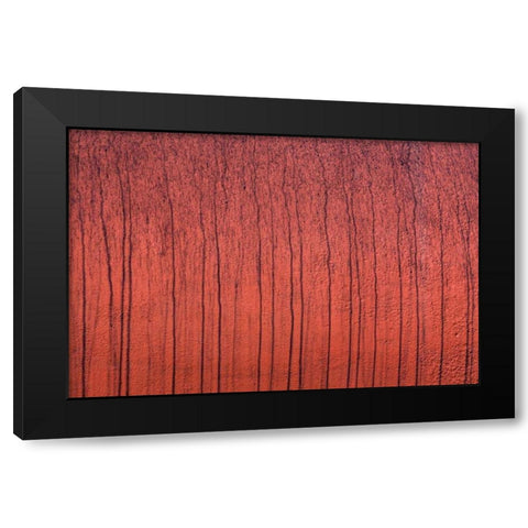 Painted Metal Black Modern Wood Framed Art Print by Mahan, Kathy