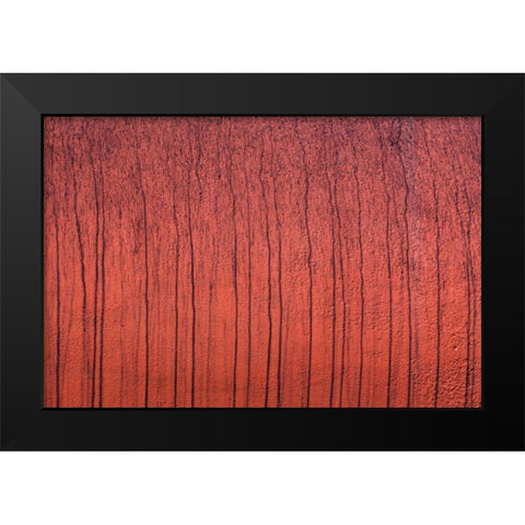 Painted Metal Black Modern Wood Framed Art Print by Mahan, Kathy