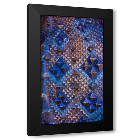 Sculptural Metal I Black Modern Wood Framed Art Print with Double Matting by Mahan, Kathy
