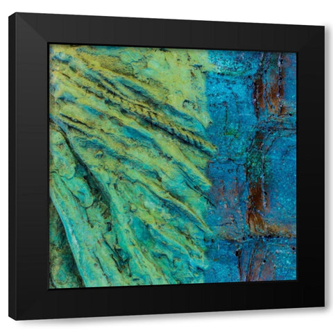Metal Infusion II Black Modern Wood Framed Art Print by Mahan, Kathy