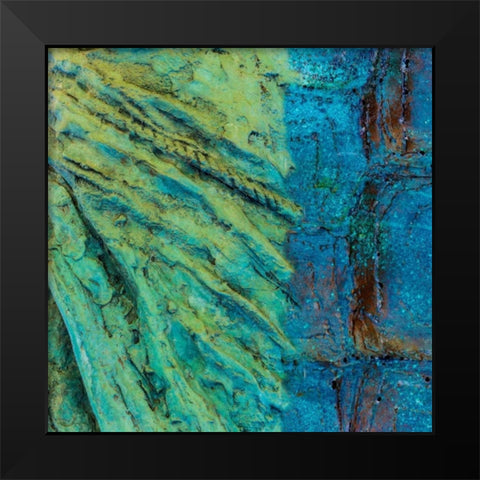 Metal Infusion II Black Modern Wood Framed Art Print by Mahan, Kathy