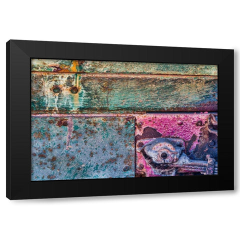 Old Truck II Black Modern Wood Framed Art Print with Double Matting by Mahan, Kathy