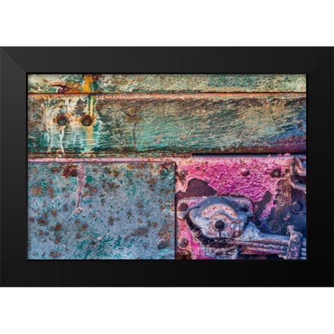Old Truck II Black Modern Wood Framed Art Print by Mahan, Kathy