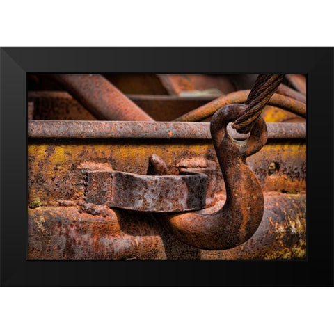 Old Tow Truck I Black Modern Wood Framed Art Print by Mahan, Kathy