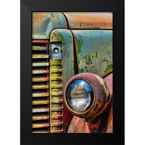 Truck Detail I Black Modern Wood Framed Art Print by Mahan, Kathy