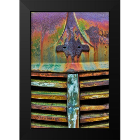 Truck Detail II Black Modern Wood Framed Art Print by Mahan, Kathy